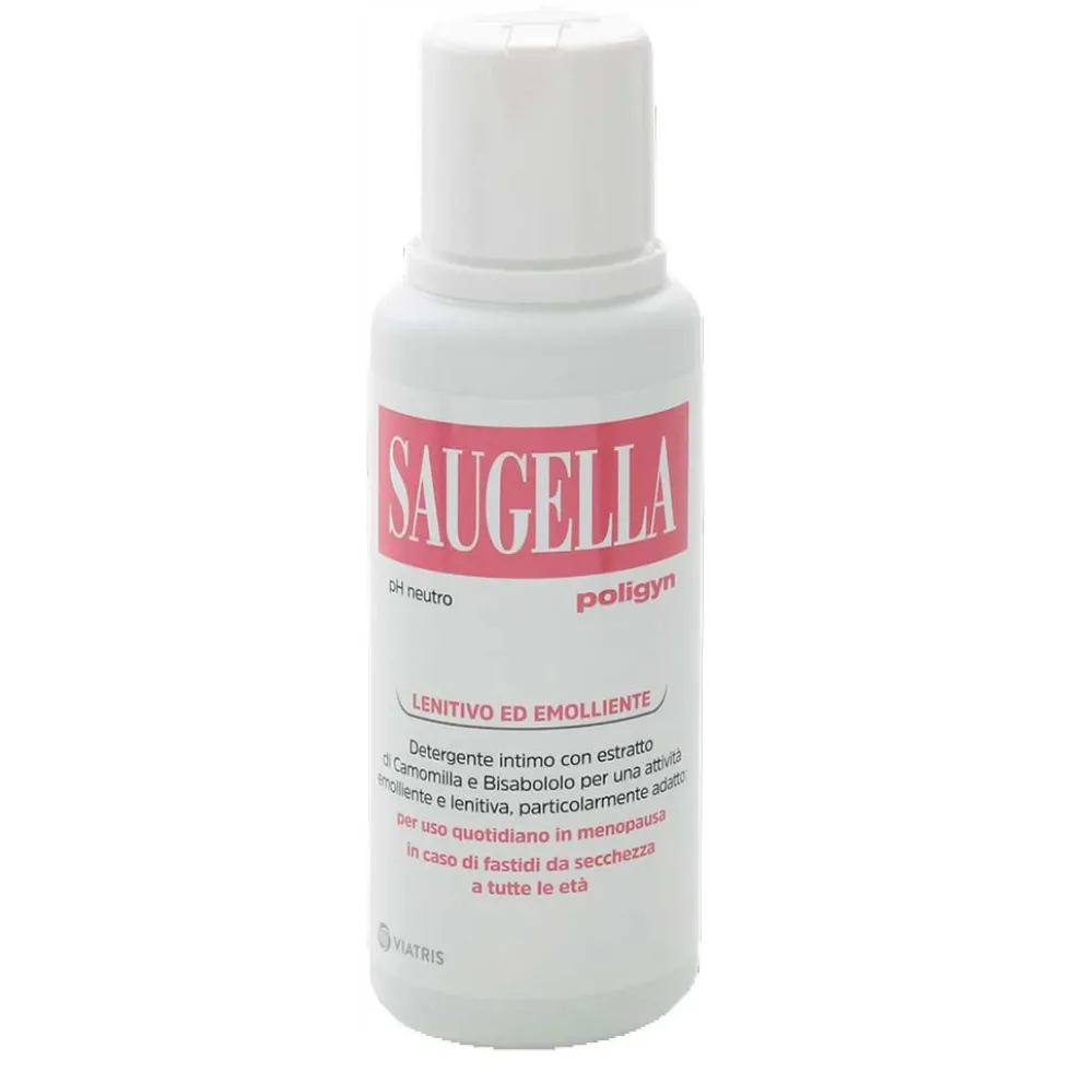Saugella Poligyn - Detergente Intimo a pH Neutro con Camomilla Bisabololo, 250ml