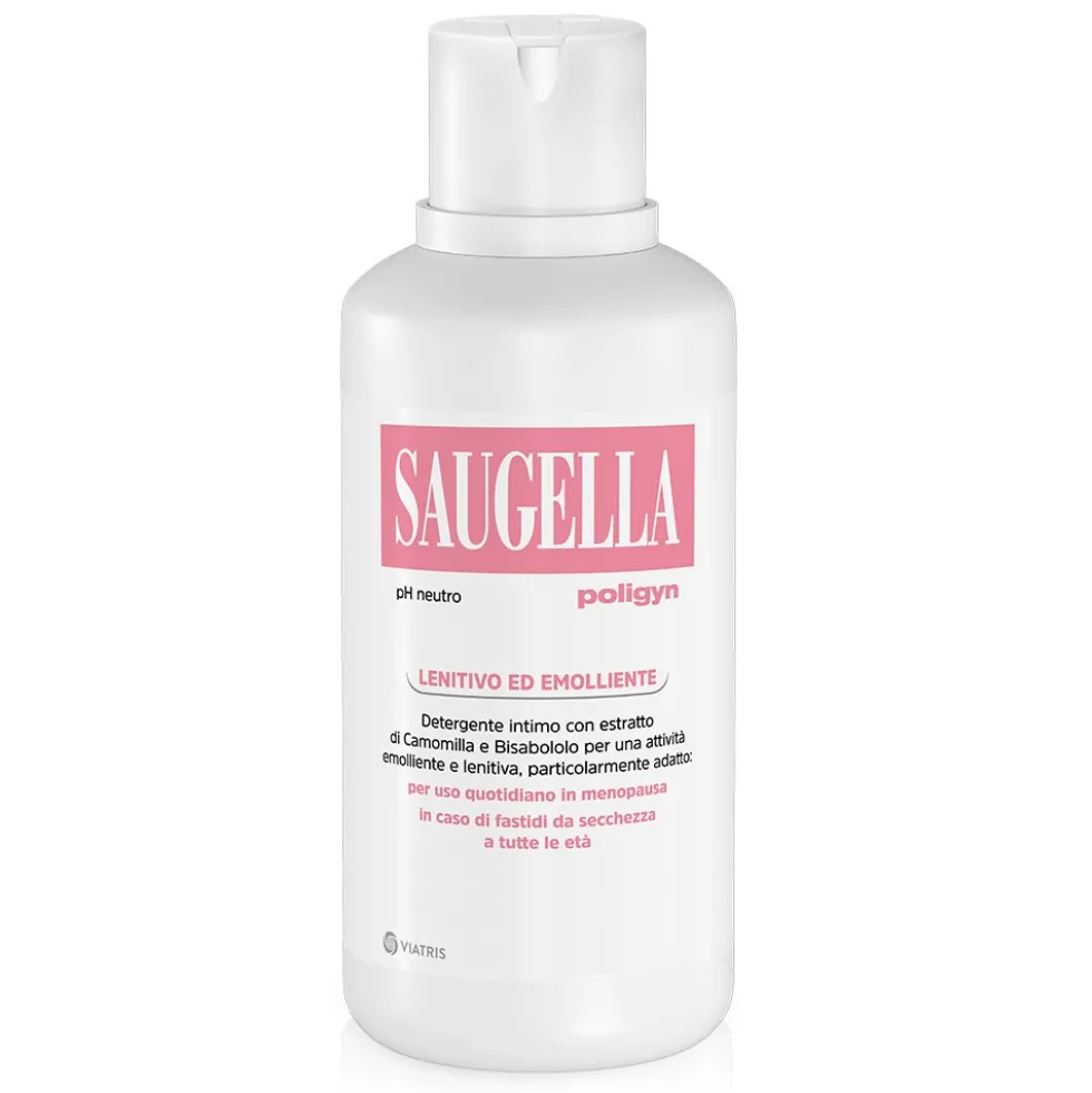Saugella Poligyn - Detergente Intimo a pH Neutro con Camomilla Bisabololo, 500ml
