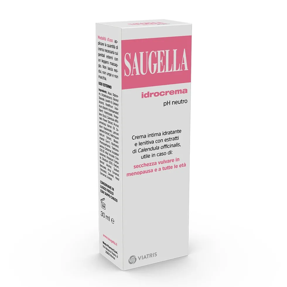 Saugella Poligyn - Idrocrema Crema Intima Specifica pH Neutro con Calendula,30ml