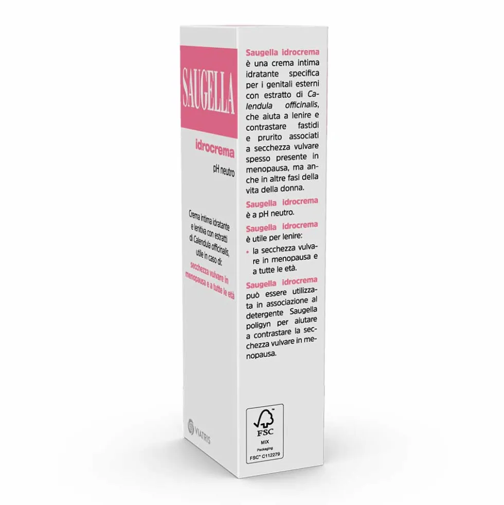 Saugella Poligyn - Idrocrema Crema Intima Specifica pH Neutro con Calendula,30ml