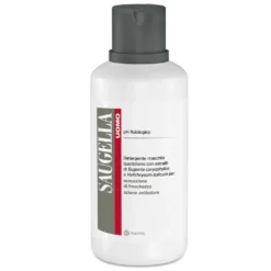 Saugella Uomo - Detergente Intimo pH Fisiologico con Garofano e Elicriso, 500ml