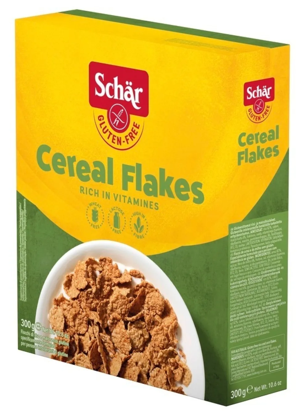 Schar Cereal Flakes Cereali Fiocchi di Riso e Mais Senza Glutine, 300g