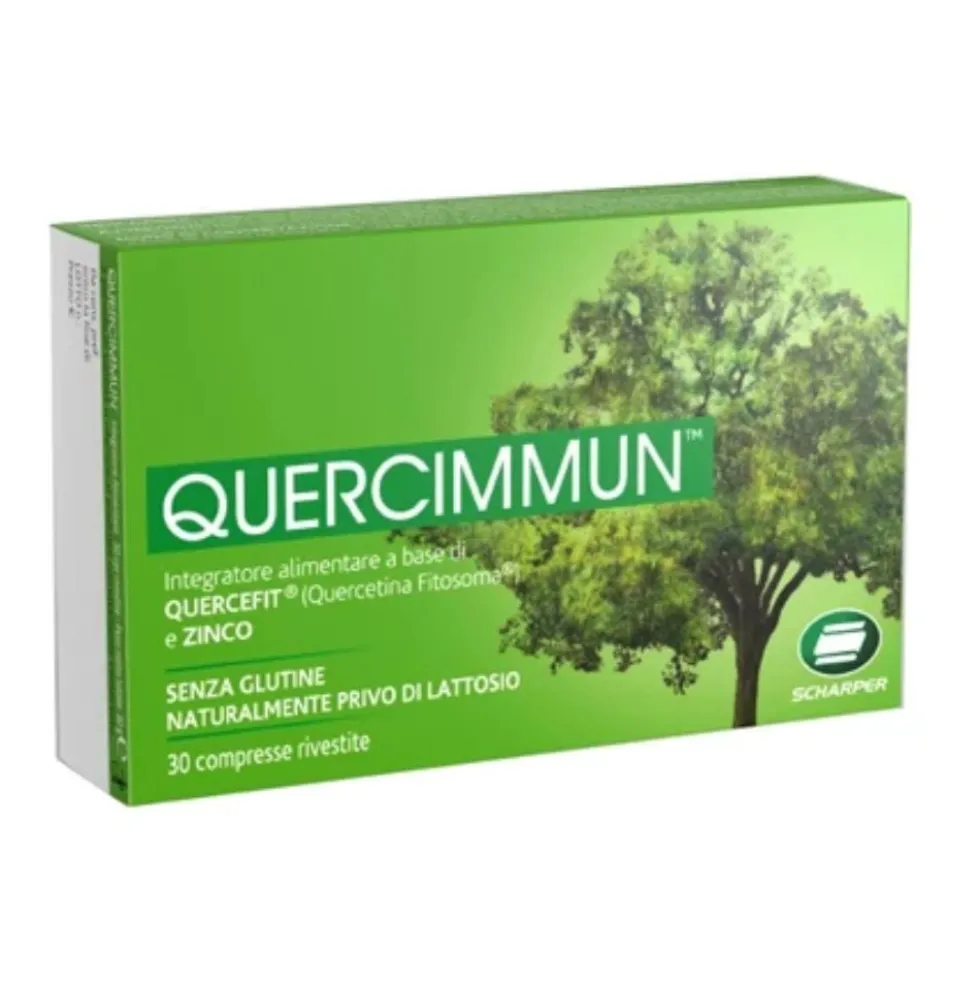 Scharper Quercimmun Integratore Alimentare Sistema Immunitario, 30 Compresse Rivestite