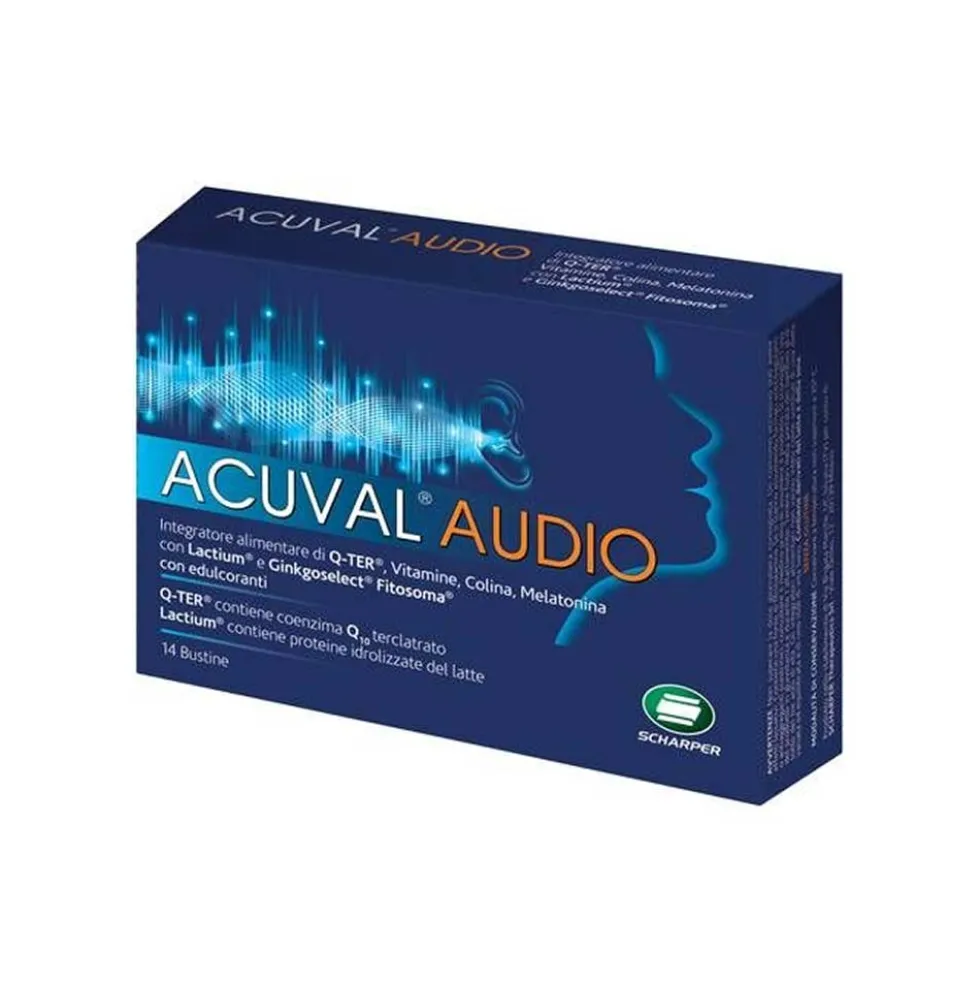 Scharper Therapeutics Acuval Audio Integratore Alimentare 14 Bustine
