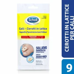 Scholl Cerotti Calli in Lattice Protezione Rapido Sollievo, 9 pezzi