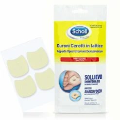 Scholl Cerotti Duroni in Lattice Protezione Sollievo Rapido, 4 pezzi
