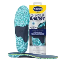 Scholl 24-Hour Energy - Solette in Memory Foam Taglia S, 1 paio