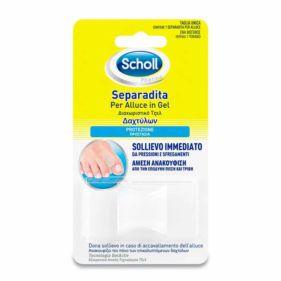 Scholl Separadita per Alluce in Gel, 1 pezzo