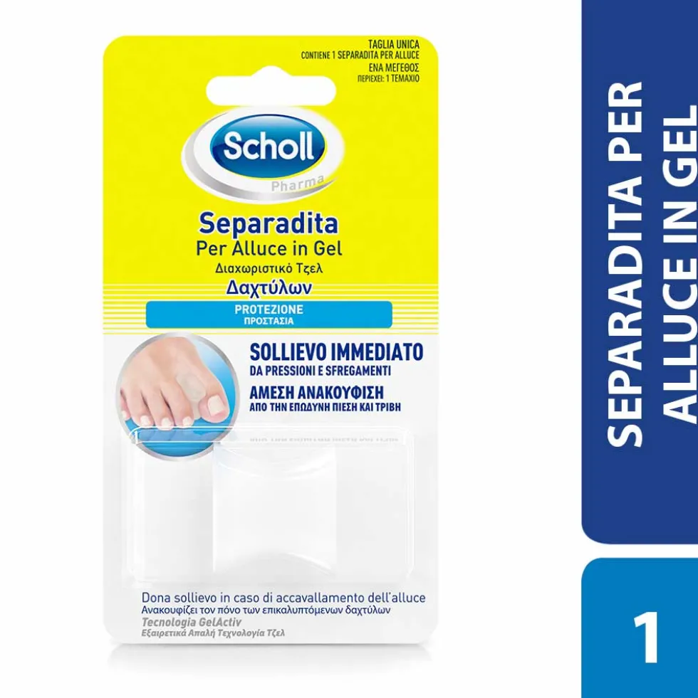 Scholl Separadita per Alluce in Gel, 1 pezzo