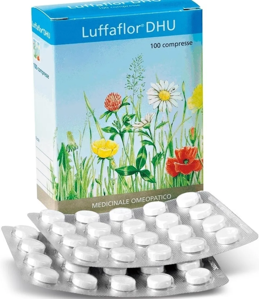 Schwabe Luffaflor Dhu - Medicinale omeopatico per le allergie, 100 compresse