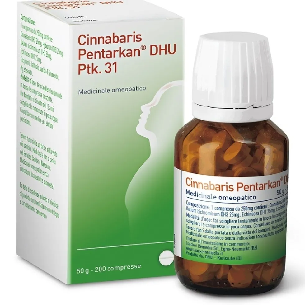 Schwabe Pharma Cinnabaris Composto 31 Omeopatico Affezioni Otorinolaringoiatriche, 200 Compresse