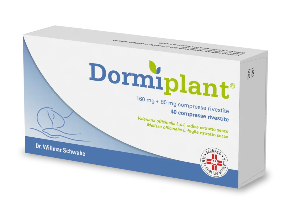 Schwabe Pharma Dormiplant - Sedativo per favorire il riposo notturno, 40 compresse rivestite