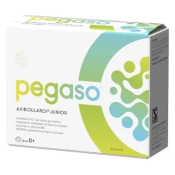 Schwabe Pharma Pegaso Axiboulardi Junior - Integratore per il riequilibrio intestinale, 14 bustine