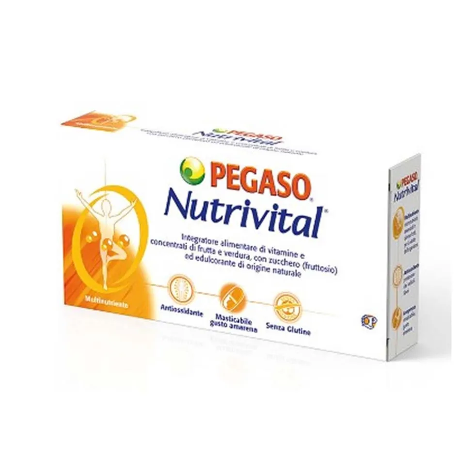 Schwabe Pharma Pegaso - Nutrivital Integratore Multinutriente, 30 Compresse