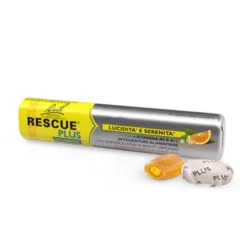 Schwabe Pharma Rescue Plus - Integratore alimentare per l'energia e la lucidità, 10 confetti