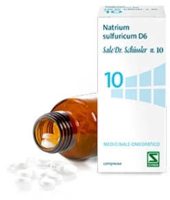 Schwabe Pharma Sali Dr. Schüssler - Natrium sulfuricum D6 Sale Dr. Schussler N.10 (solfato di sodio), 200 Compresse