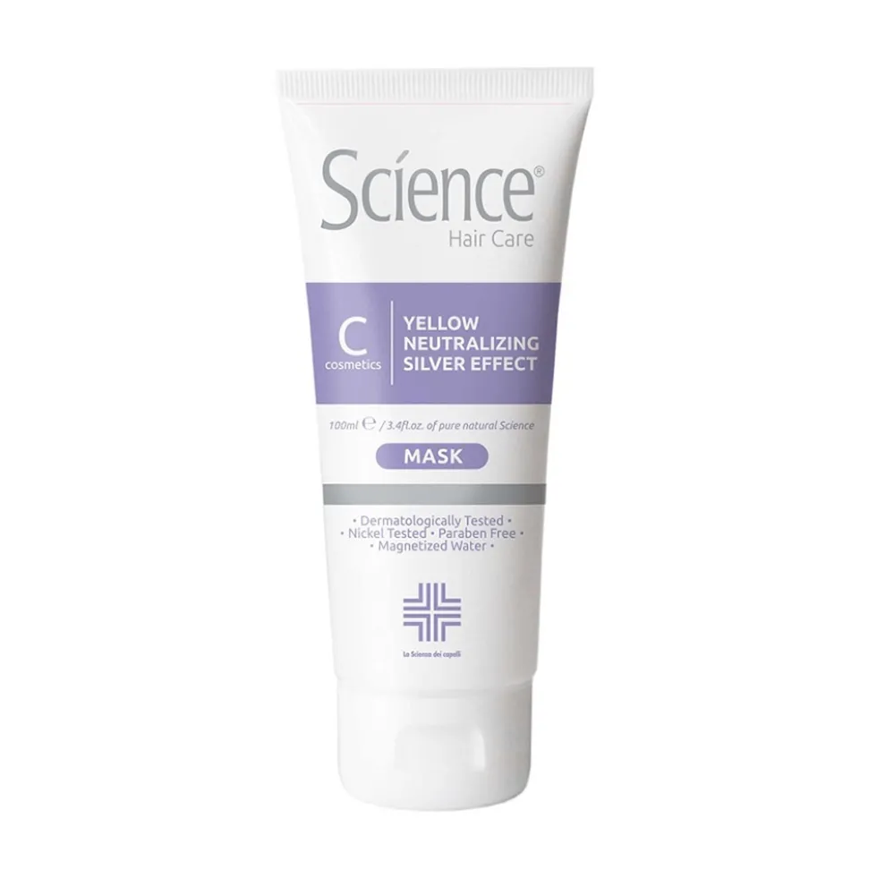 Science Maschera Antigiallo Effetto Argento Riparatrice, 100ml