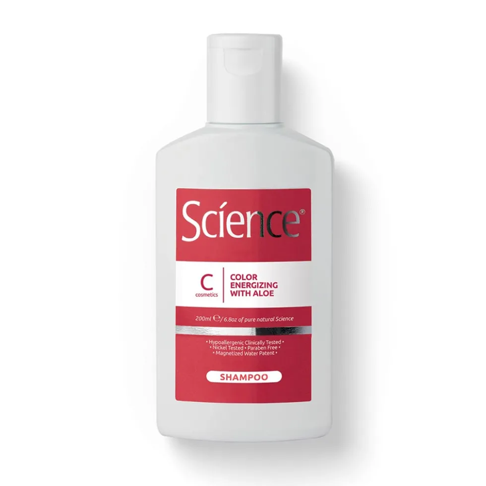 Science Shampoo Energizzante Colore con Aloe, 200ml