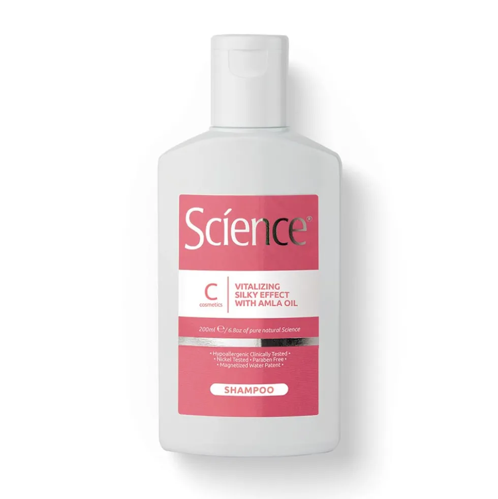 Science Shampoo ristrutturante - Shampoo all'olio di amla per i capelli sfibrati, 200 ml