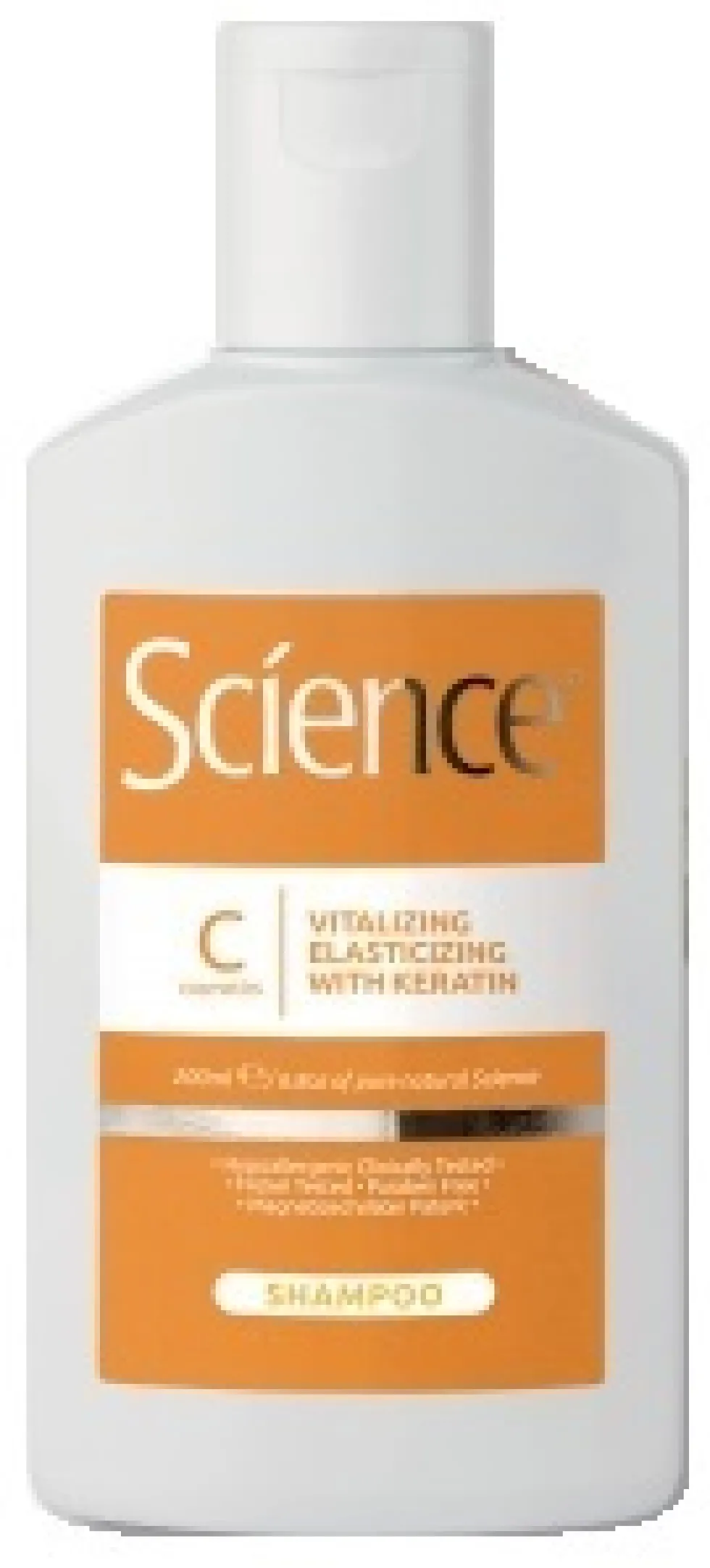 Science Shampoo Ristrutturante Elasticizzante - Shampoo alla cheratina per capelli fragili, 200 ml