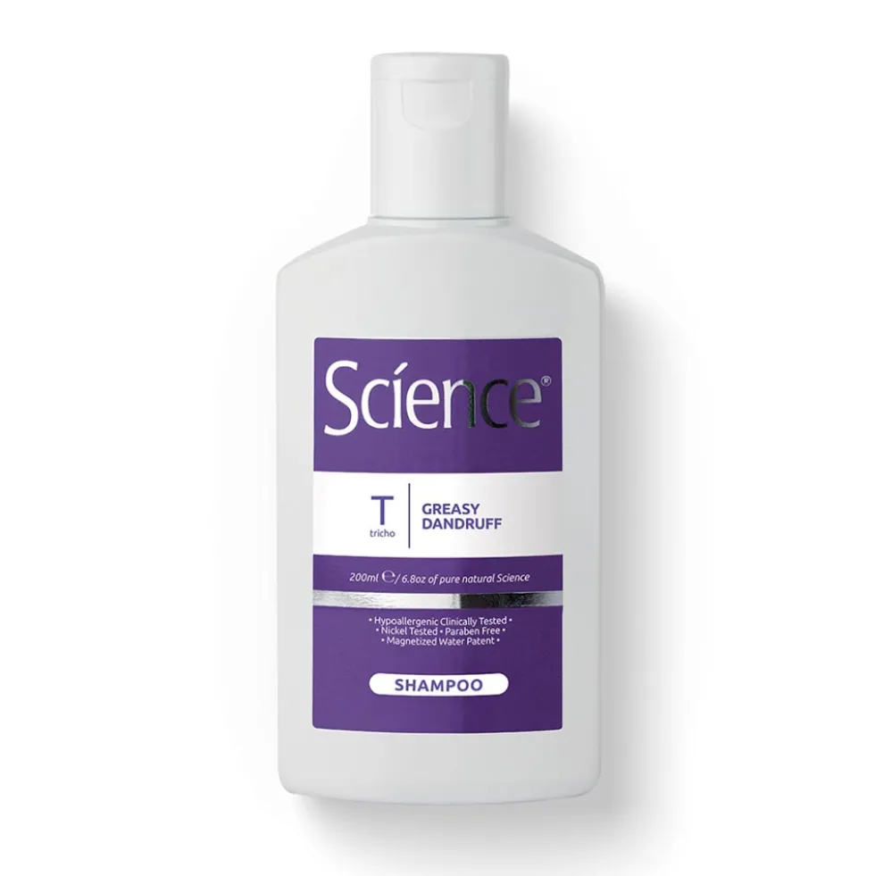 Science Shampoo Trattante per Forfora Grassa, 200ml