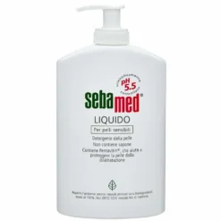 Sebamed Liquido - Detergente delicato per il viso e il corpo delle pelli sensibili, 1000 ml