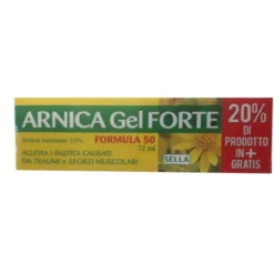 Sella Arnica gel forte - Gel arnica 10 Sella per i traumi e gli sforzi muscolari, 72 ml