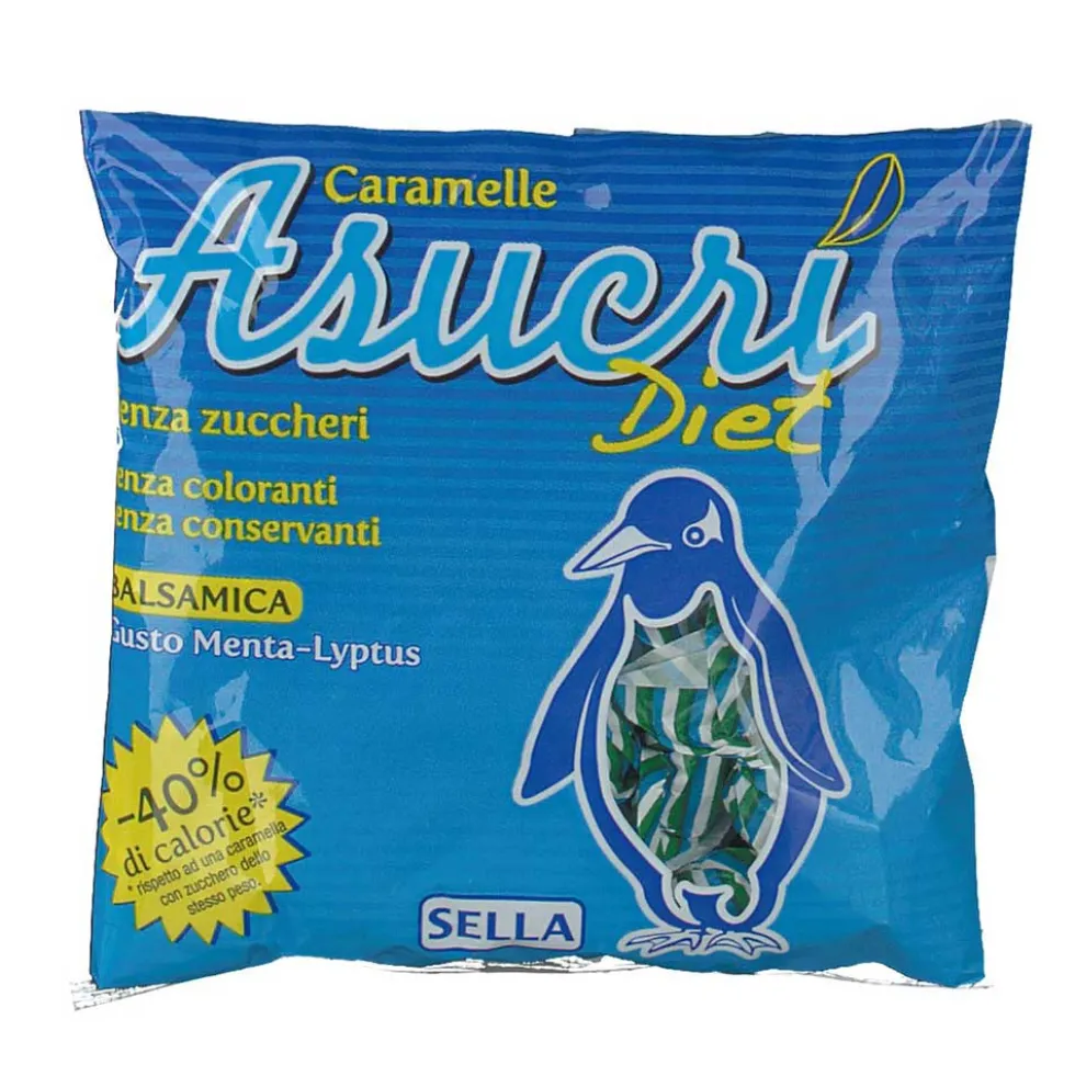 Sella Asucri Diet Caramelle Balsamiche Gusto Mentalyptus, 40g