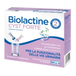 Sella Biolactine - Cyst Forte Integratore Alimentare, 10 + 10 Bustine