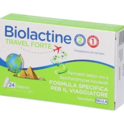 Sella Biolactine Travel Forte - integratore di Fermenti lattici, 24 capsule