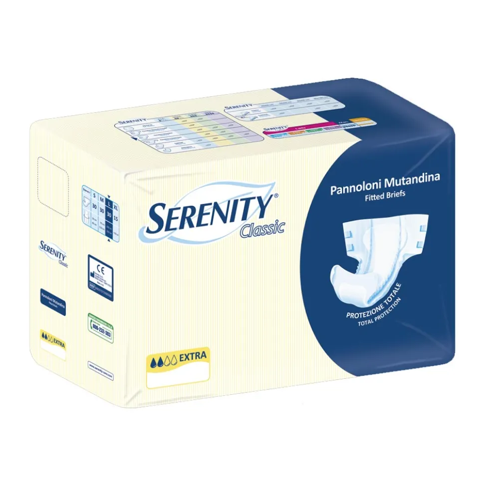 Serenity Classic - Pannolone a Mutandina Extra Taglia XL, 15 pannoloni