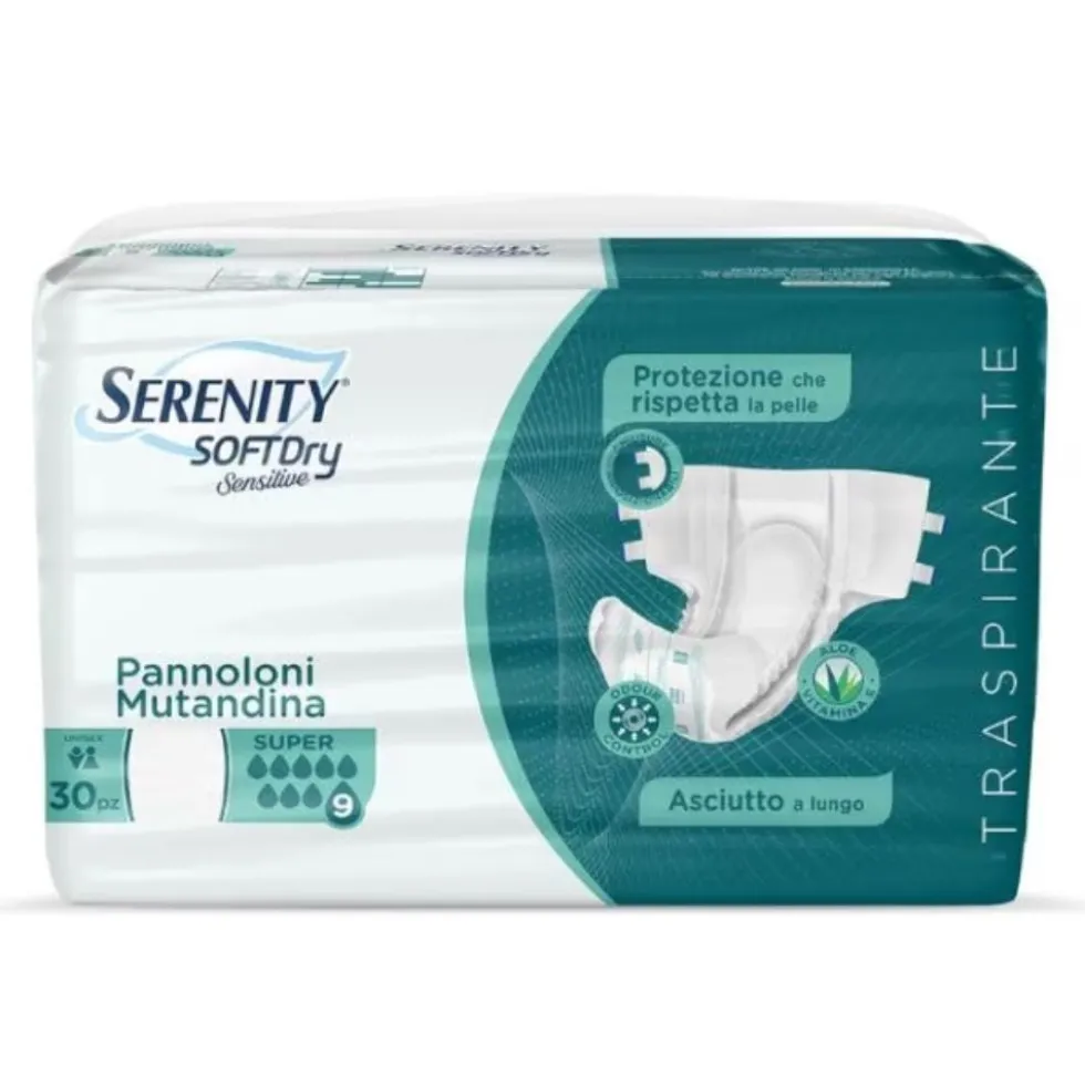 Serenity Softdry+ - Pannolone a Mutandina Super Taglia L, 30 pannoloni