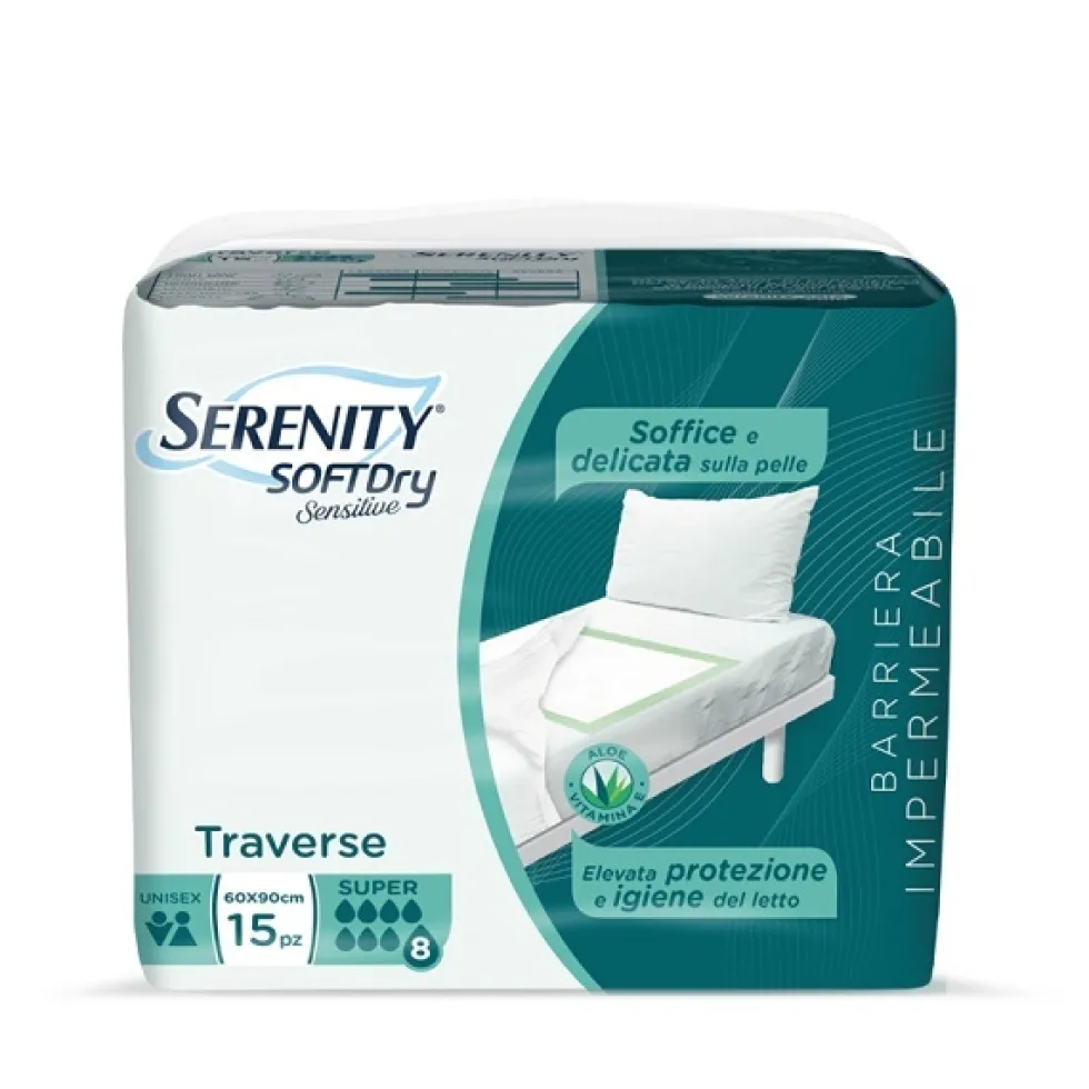 Serenity Soft Dry - Sensitive Traversa Super 60x90cm, 15traverse