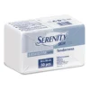 Serenity Tenderness - Salviette in cellulosa per l'igiene del corpo, 50 pezzi da 32x38 cm