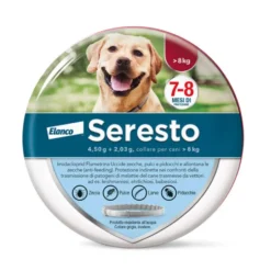Seresto Collare per cani oltre 8 kg - Collare antiparassitario contro pulci e zecche, 1 pezzo