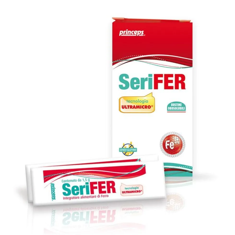 Seris Serifer Integratore Alimentare Ferro, 14 Buste