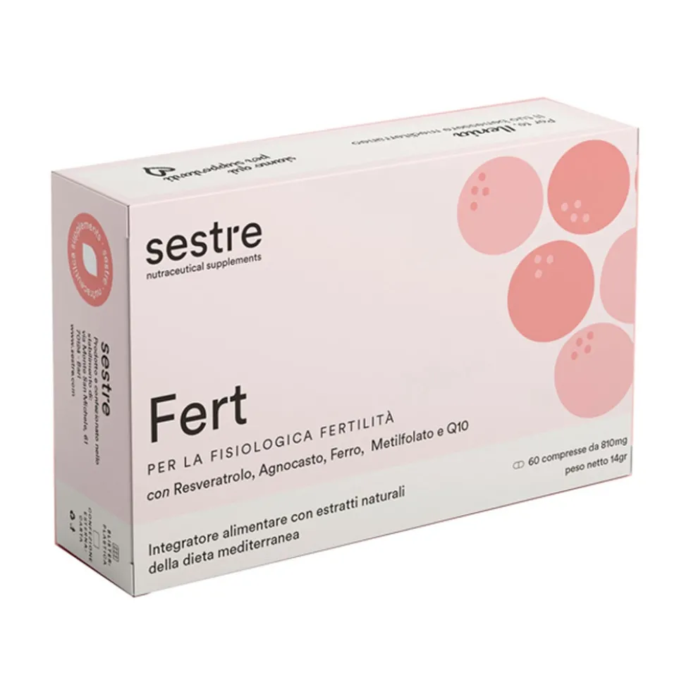 Sestre Fert Concepimento Integratore Fertilità Femminile, 60 Compresse