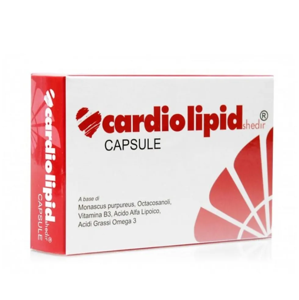 Shedir Pharma Cardiolipid shedir Integratore Alimentare, 30 Capsule
