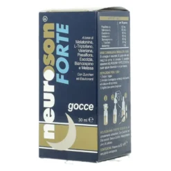 Shedir Pharma Neuroson Forte - Integratore in gocce per il riposo notturno, 30 ml