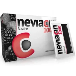 Shedir Pharma Neviacin 1000 - Integratore alimentare per le difese immunitarie, 20 bustine da 4 g