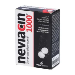 Shedir Pharma Neviacin 1000 - Integratore per le difese, 20 compresse effervescenti