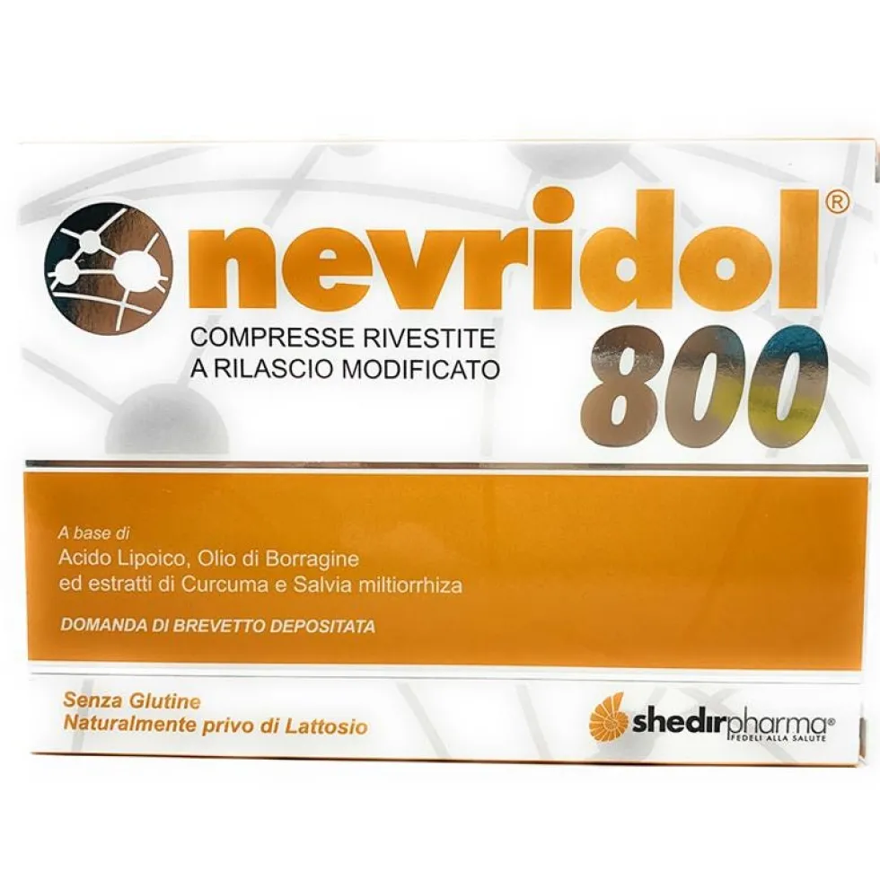 Shedir Pharma Nevridol 800 Integratore Alimentare, 20 Compresse