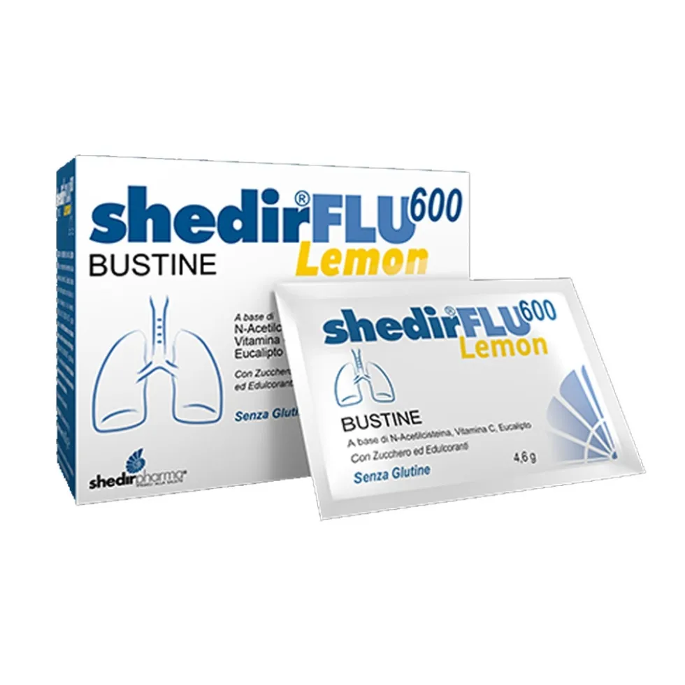 Shedir Pharma ShedirFlu 600 Integratore Alimentare, 20 bustine