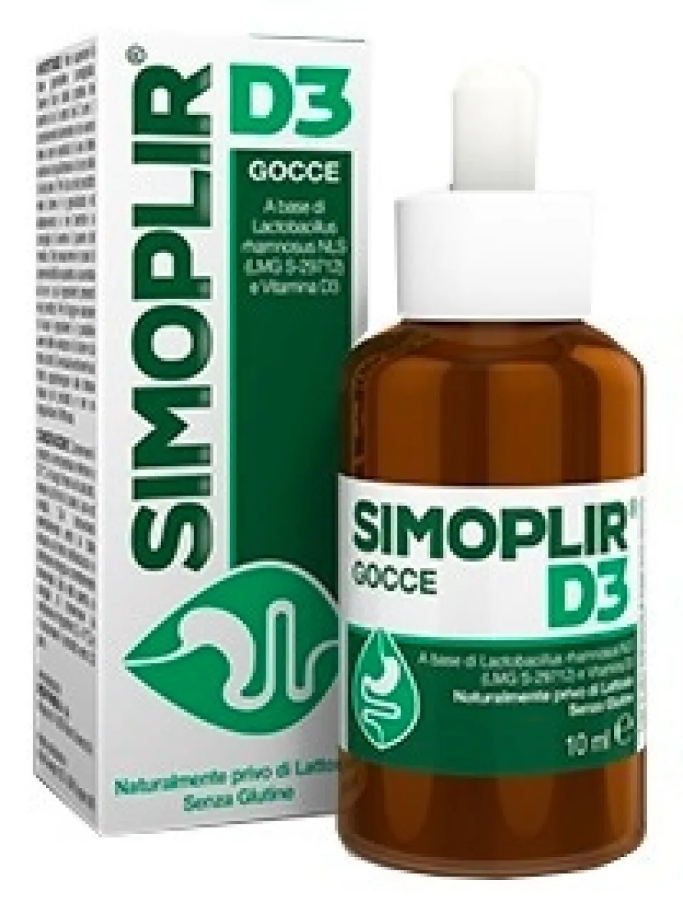 Shedir Pharma Simoplir D3 - Le Shedir Pharma gocce per la flora intestinale e l'immunità, 10 ml