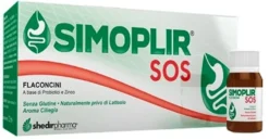 Shedir Pharma Simoplir Sos 12 flaconcini - Integratore per la flora intestinale, da 10 ml