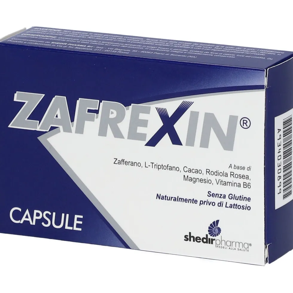 Shedir Pharma Zafrexin - integratore tono dell'umore, 30 capsule
