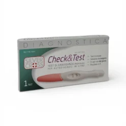 Silver Cross Check & Test - Test di gravidanza rapido per l'autodiagnosi, 1 test