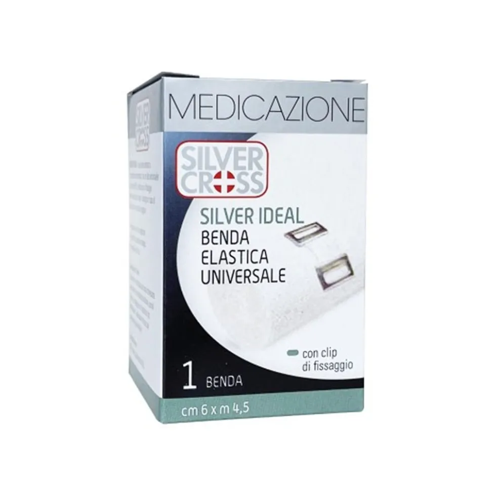 Silver Cross Silver Ideal Benda Elastica Universale Misura cm 6 X 4,5 m 1 Pezzo