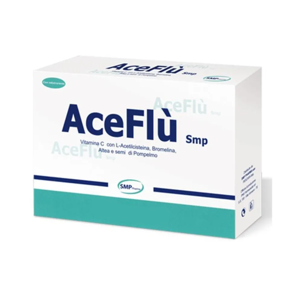 SMP Pharma Aceflù Funzionalità Vie Aeree Superiori, 20 Bustine
