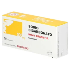 Sodio Bicarb Nova Argentia 500g Antiacido, 50 Compresse
